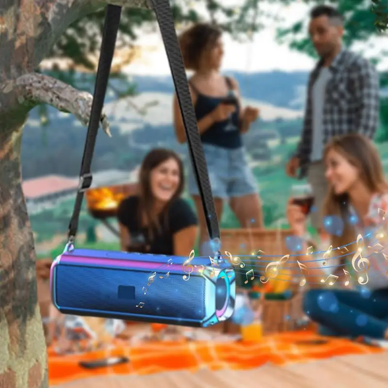 Беспроводной динамик с ремешком беспроводные портативные стереонаушники Bluetooth