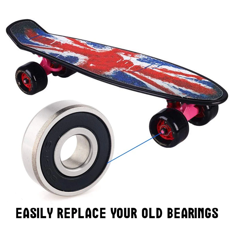 20 шт. высокоскоростные шарикоподшипники 608RS для скейтборда 3D-принтера моторов |