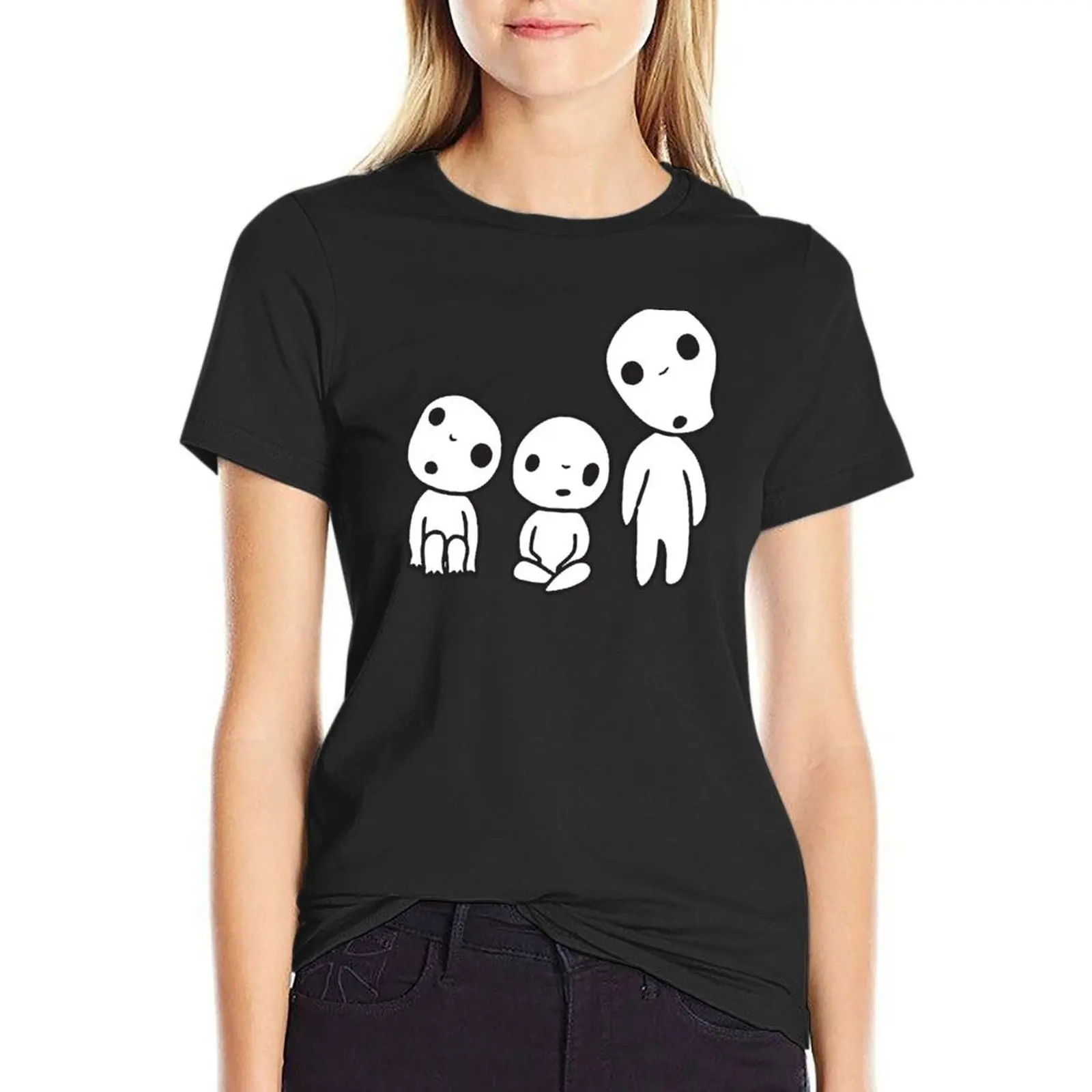 Футболка Kodama искусственные топы аниме великолепные футболки для женщин из