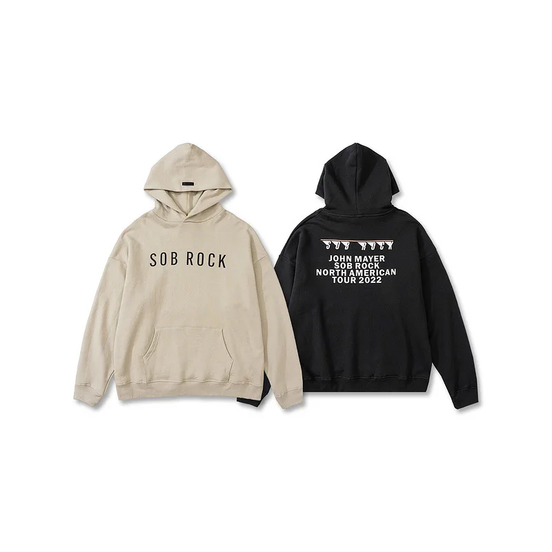 

Best Quality Essentials 22fw Sob Rock Letter Print Hoodies Men Women Hip hop Streetwear Loose Pullover Sweatshirt Hoodie
