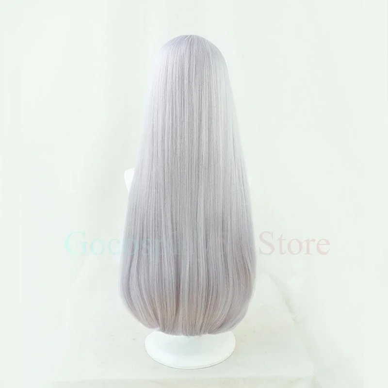 Парик VTuber La Darknesss Hololive Косплей Youtuber Girls holoX Highlight Фиолетовый Длинные прямые