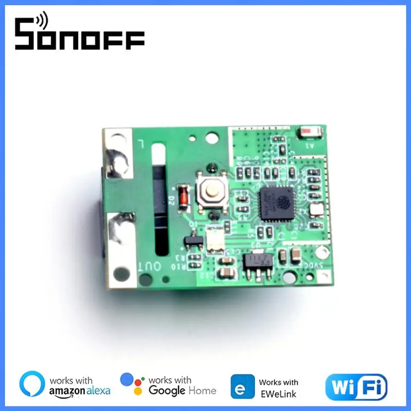 

SONOFF Wifi RE5V1C 5V DC Smart Switch Relay Module Smart Home Automation EWelink APP Control For Alexa Google Home Voice
