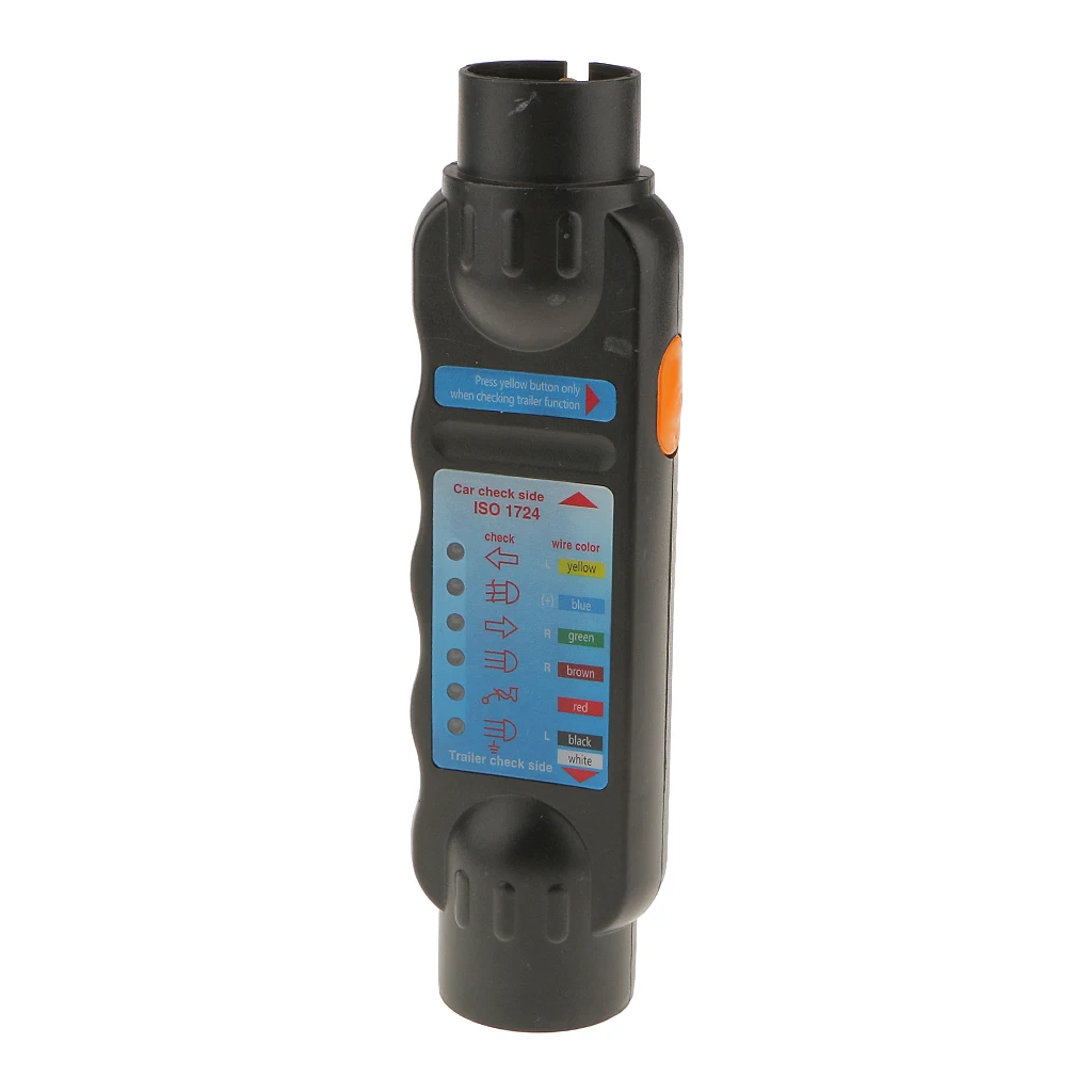 

7-Pin Trailer Tester Light Indicator Checking Towing Fixing Tool Durable