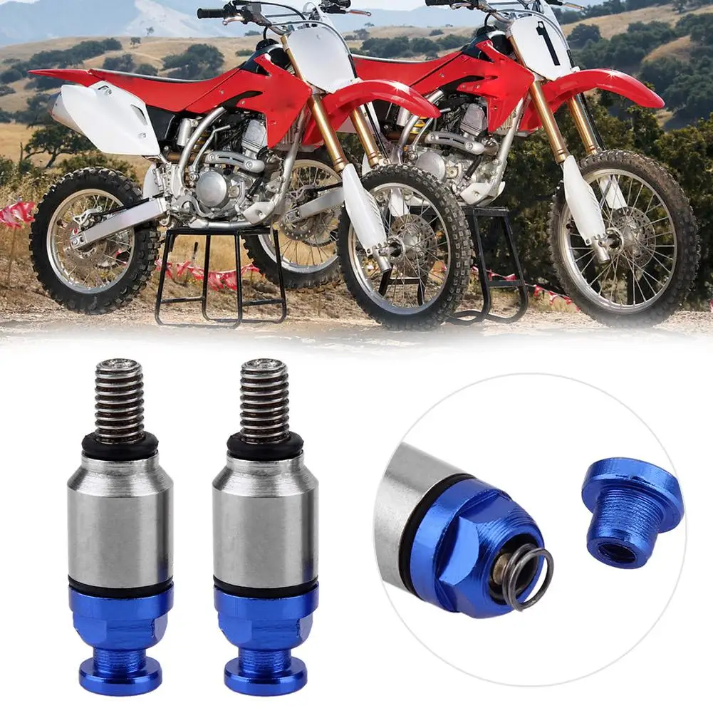 

1 Pair M5x0.8mm Fork Air Bleeders Relief Valves for Motocross Dirt Bike stainless steel spare parts Motorcycle air valve screw