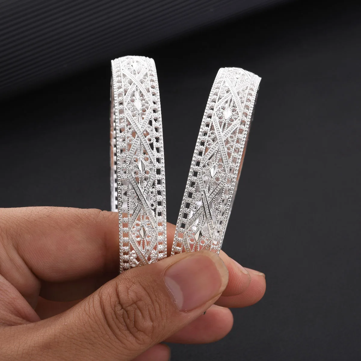 Посеребренные браслеты для женщин и мужчин свадебный браслет невесты Африка