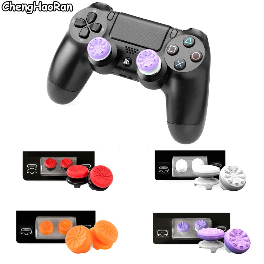 ChengHaoRan для контроллера PS4 2 шт. удлинители захвата Для PS5 геймпад CQC FPS резиновые