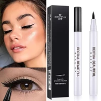 1pc black brown liquid eyeliner pen waterproof long lasting smooth fast dry eye liner pencil make up for women cosmetic 3 colors