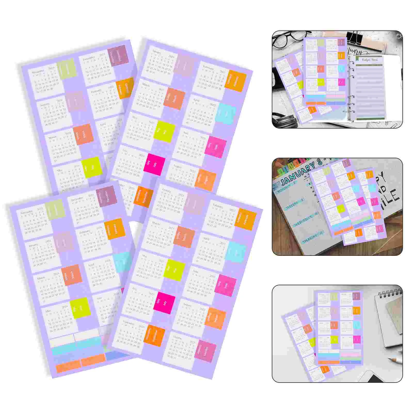 

Stickers Calendar Tabs Sticker Month Planner Notebook Monthly Adhesive Notepad Date Accessories Labels Daily Plan 2024 Label