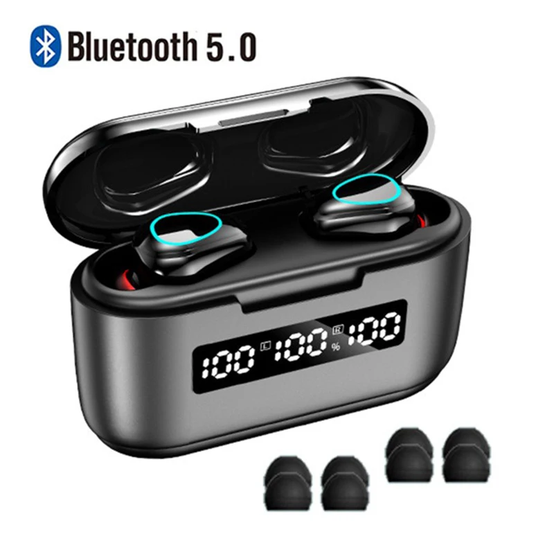 

TWS-стереонаушники с зарядным футляром и поддержкой Bluetooth 5,1, мАч