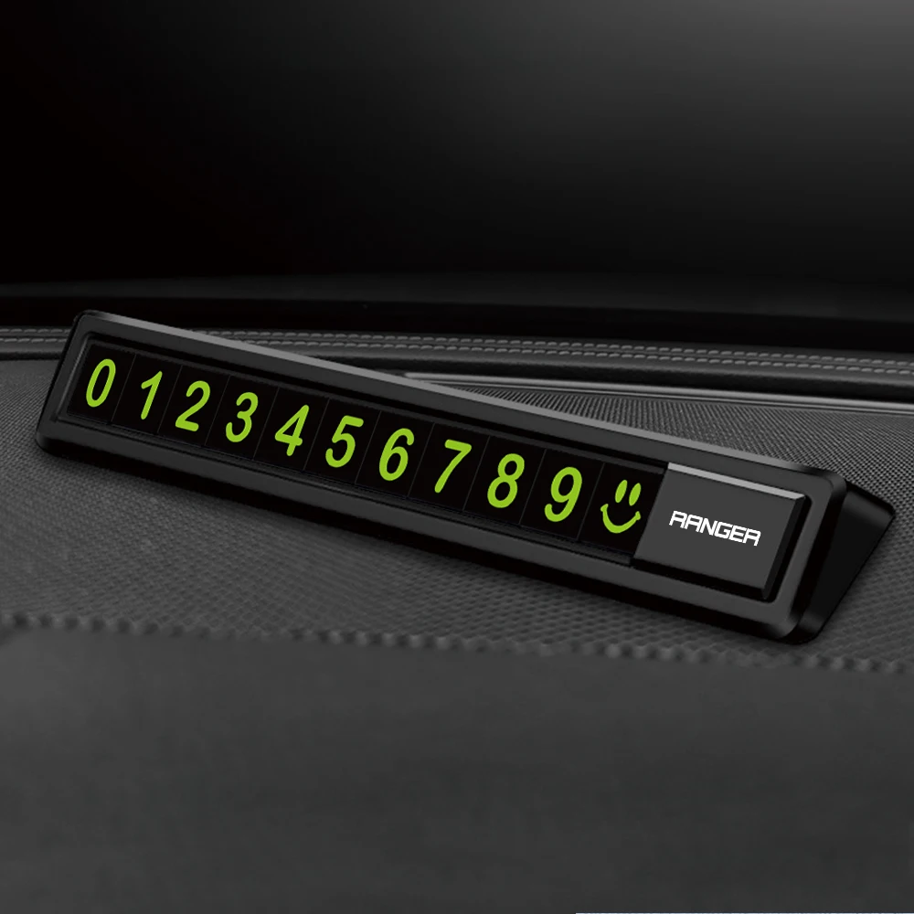 

Номерная табличка для парковки автомобиля, автомобильные аксессуары для Ford Ranger Raptor Wildtrak 2023 T6 XLT 2022 T7 T8 2015 XLS XL 4X4 2012 2019