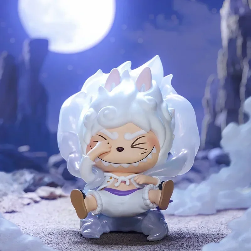 POP MART LABUBU THE MONSTERS x One Piece Series Blind Box Toys Kawaii Аниме Фигурка Сюрприз Mystery Куклы Подарок