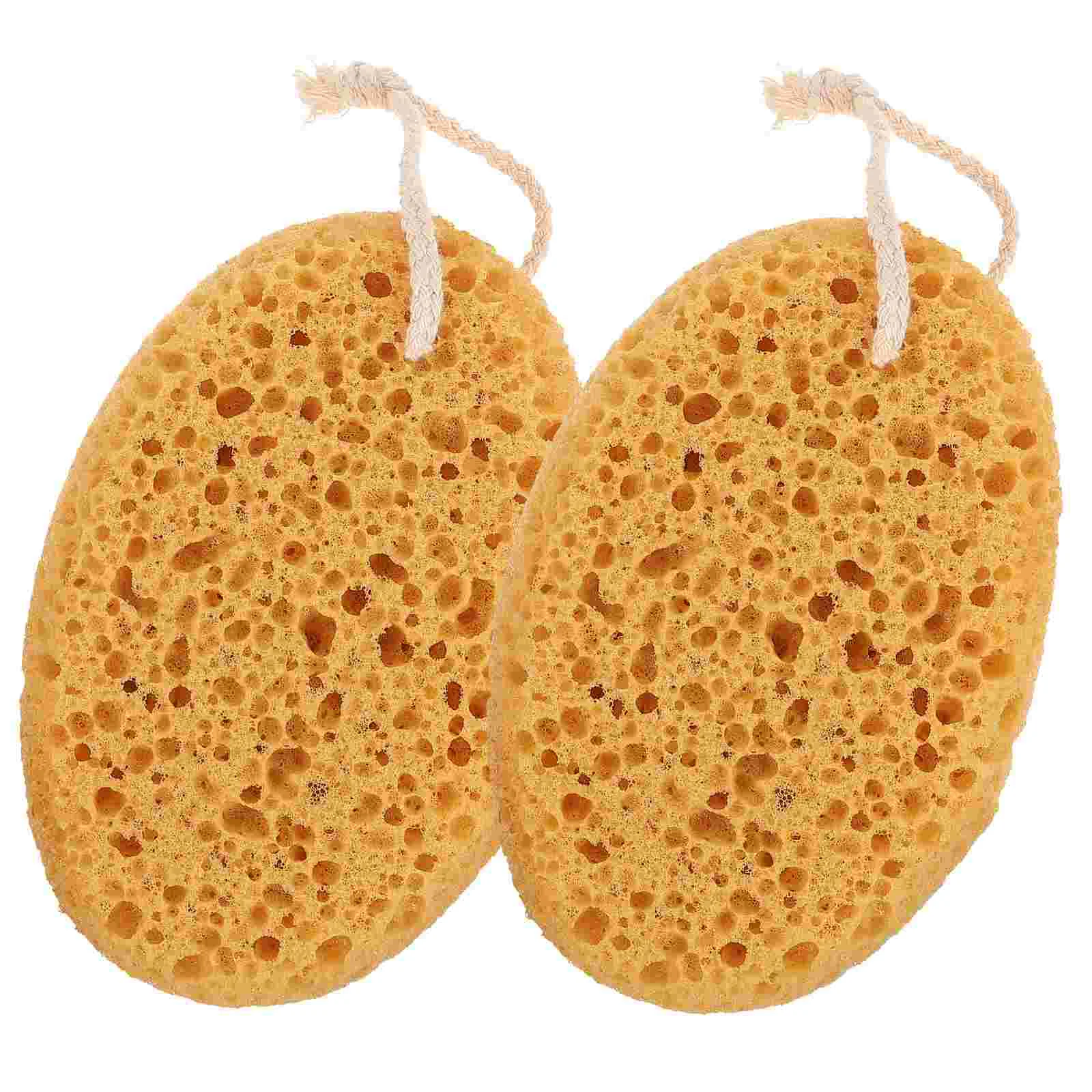 

2pcs Shower Bath Sponge Body Scrubbing Sponge Shower Sponge Body Exfoliating Sponge