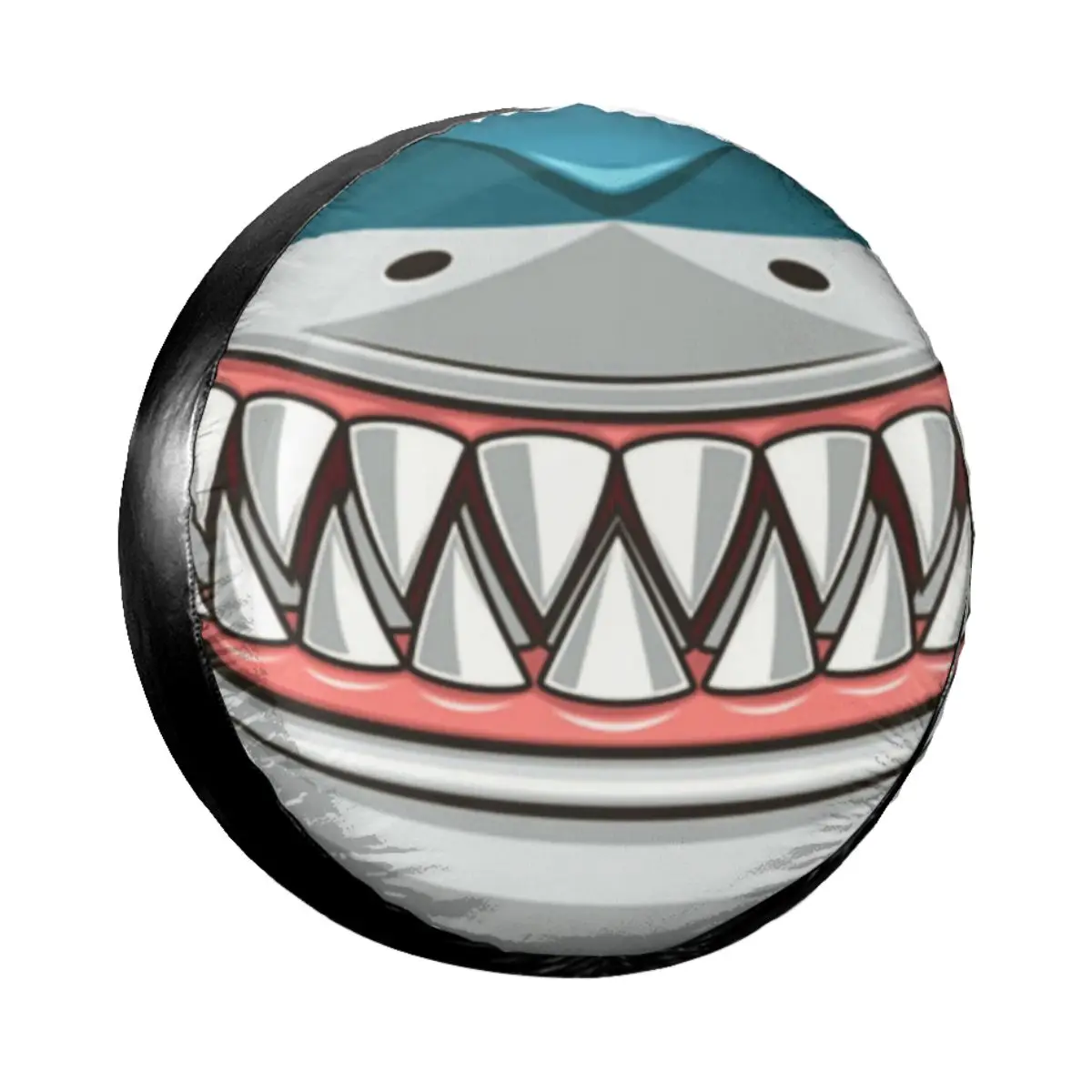 

Shark Mouth Sharp Teeth Spare Wheel Tire Cover for Jeep Honda Funny Smiling Cartoon Vehicle Accessories 14" 15" 16" 17"