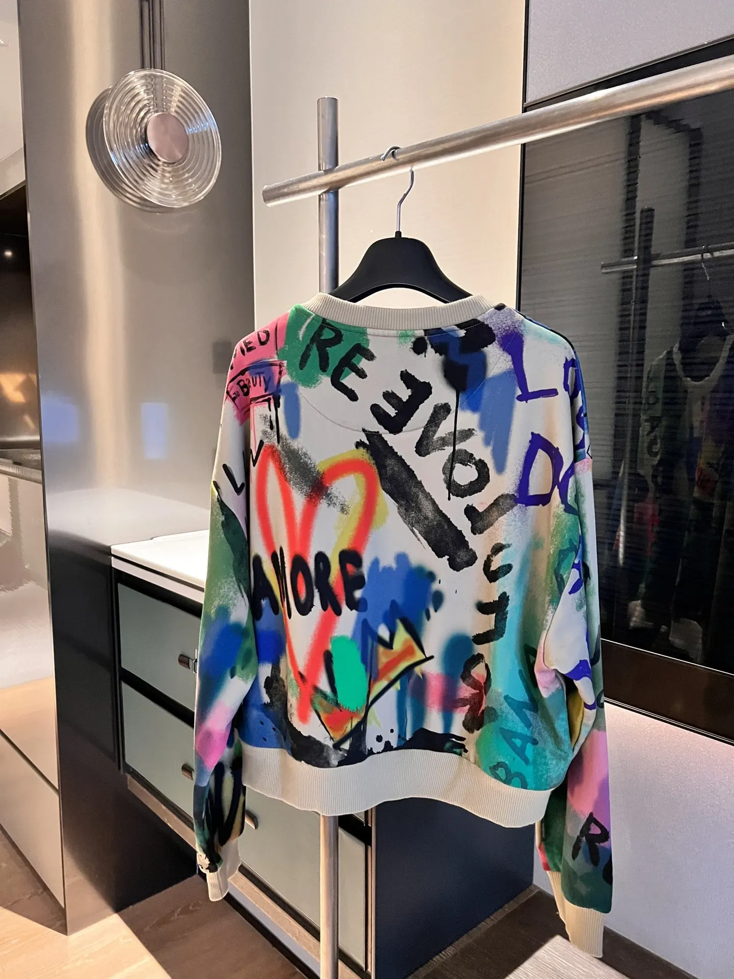 

22 autumn and winter graffiti abstract printed sweaters