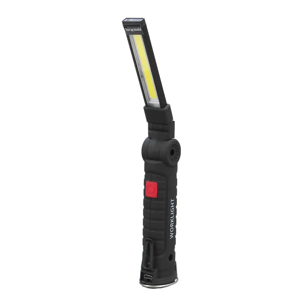 

LED Emergency Floodlight COB Folding Work Lamp Strong Magnet Strong Light Emergency Flashlight Type C Car Service Lamp