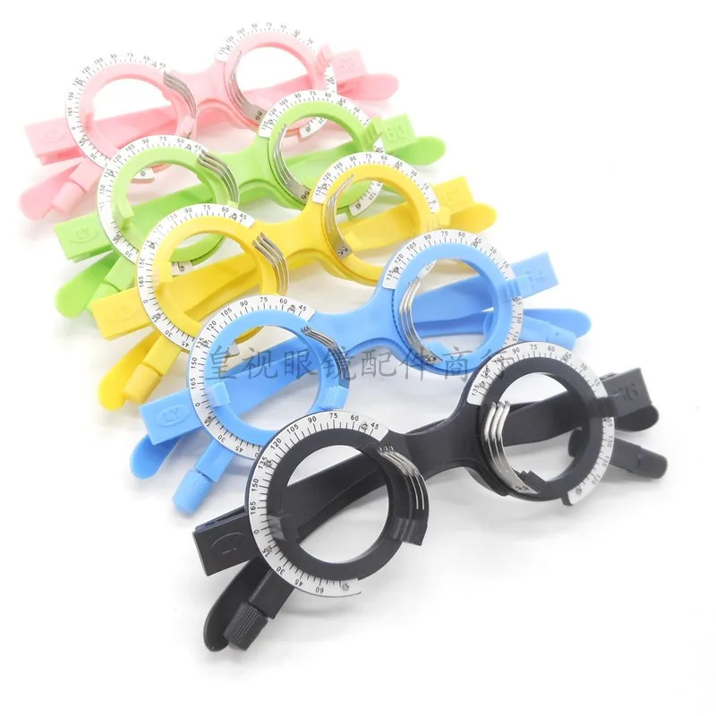 

PD52-70mm Instrument Optometry Trial Lens Frame Child Universal Trial Lens Frame Color ABS Ophthalmic Test Tool