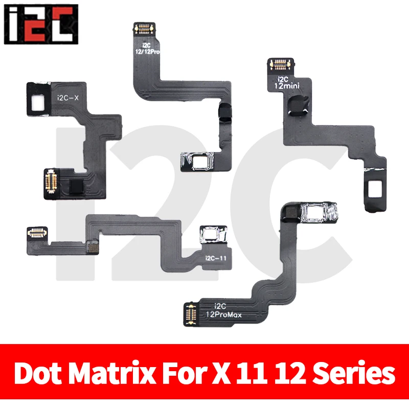 

5PCS I2C V8I Cable For iPhone X XS XSMAX XR 11 11Pro 11Promax 12 13 Pro Max Mini Dot Matrix Flex Face ID Repair Tools