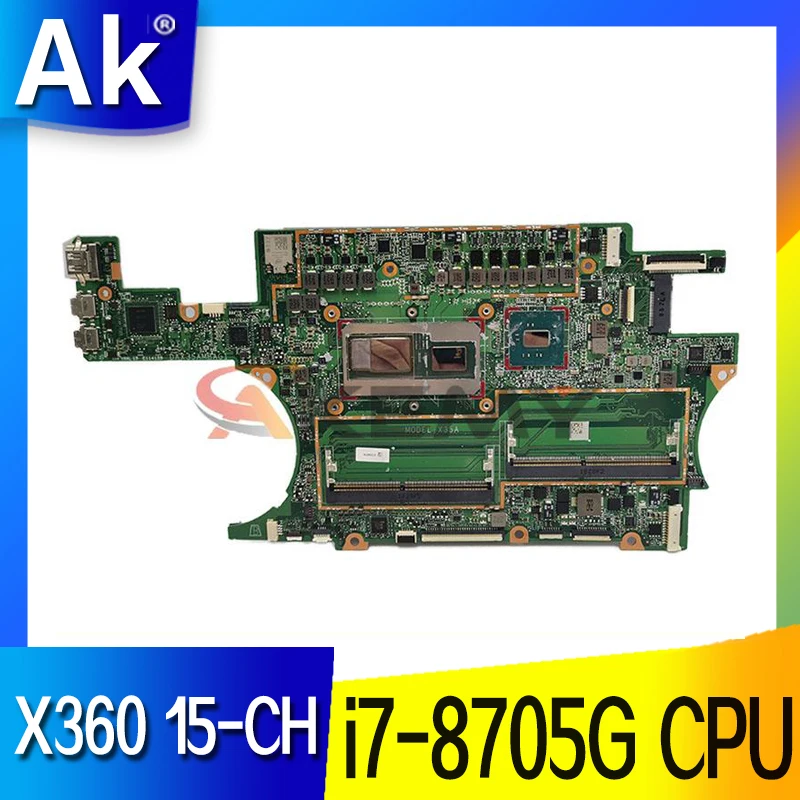 

L15574-601 DAX35AMBAG1 X35A For HP Spectre X360 15-CH 15T-CH Laptop Motherboard L15574-001 with i7-8705G DDR4 100% Tested Workin