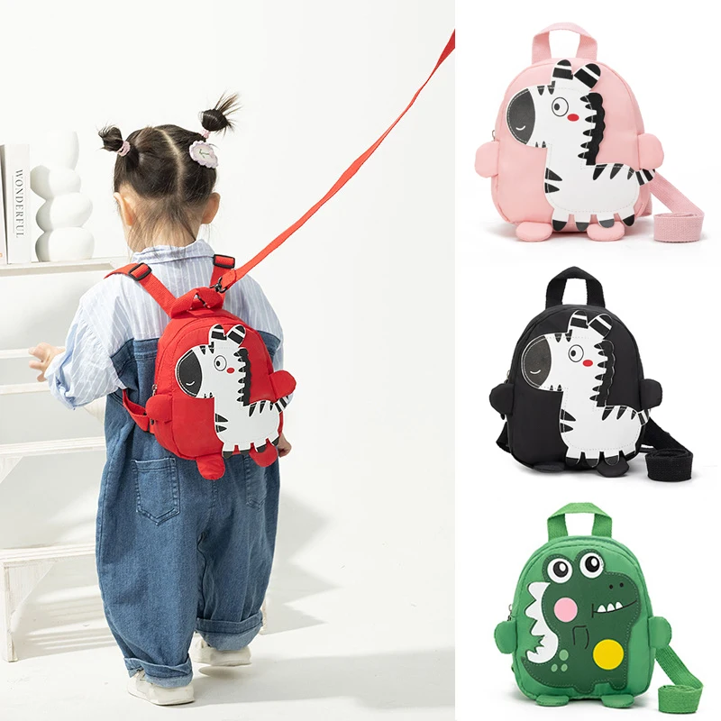 

Children's Schoolbag Anti-lost Backpack Cartoon Frog backpack Cute Waterproof Boys Girls Animal Bag Kindergarten Kids Book bags