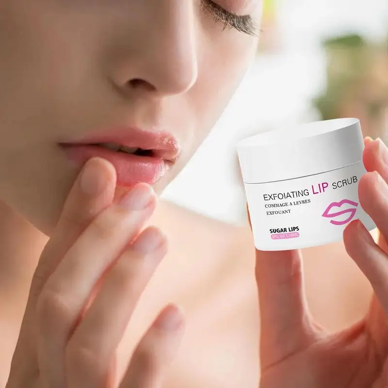 

Скраб для губ, увлажняющий крем для губ, отшелушивающий скраб для губ, увлажняющий и разноцветный скраб для губ с тонкими линиями, пигментированные треснувшие губы для девушек