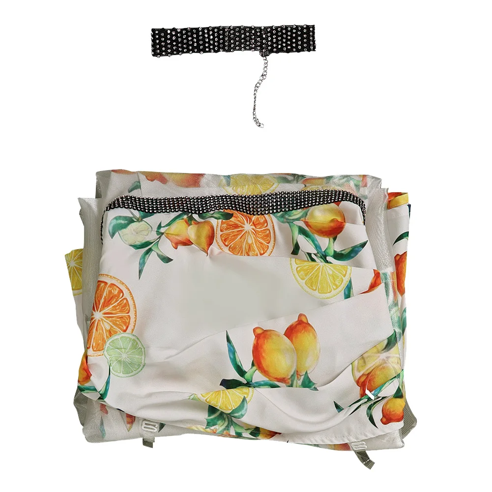 Платье с принтом Aerith Citrus парик аниме-игра Final косплей Fantasy VII наряды для ролевых