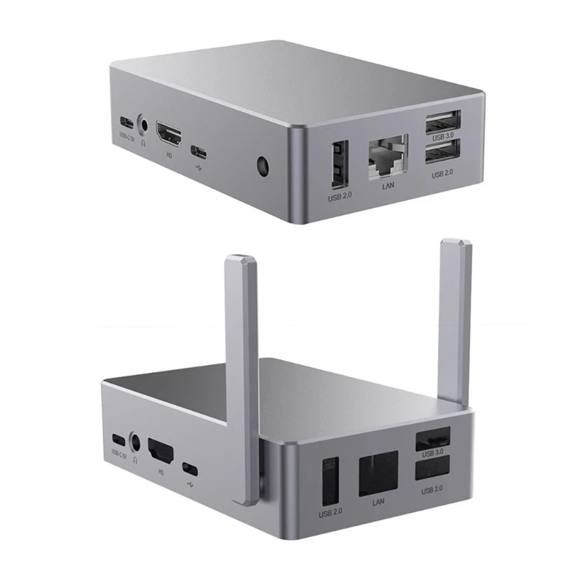 

Aluminum Protective Box Enclosure for Raspberry 5 5B