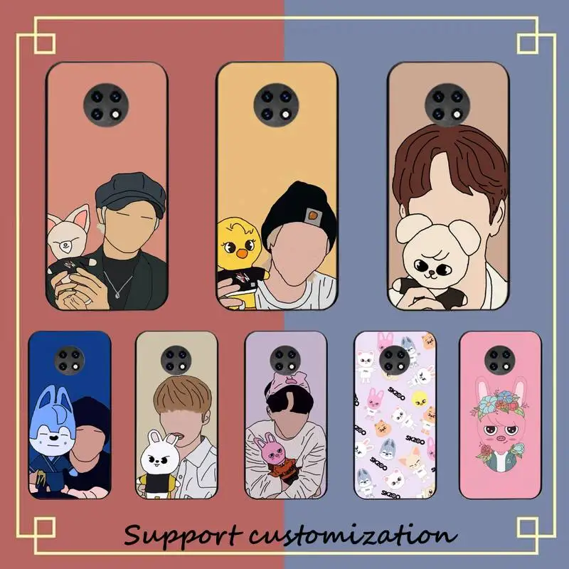 

Hot Kpop Stray kids skzoo Phone Case for Redmi 8 9 9A for Samsung J5 J6 Note9 for Huawei NOVA3E Mate20lite cover