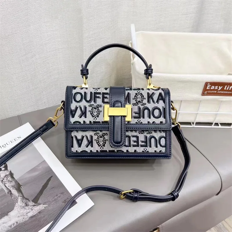

2023 New Fashion Single Shoulder Messenger Bag Luxury Designer Purses And Handbags Dark Blue Letter Pattern For Women's Bags Gg