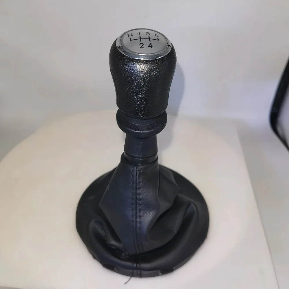 Фото Для Volkswagen VW Transporter T5 T5.1 Gp 2003-2011 T6 Автомобильная ручка переключения передач, рычаг переключения передач, кожаные чехлы, воротник №5