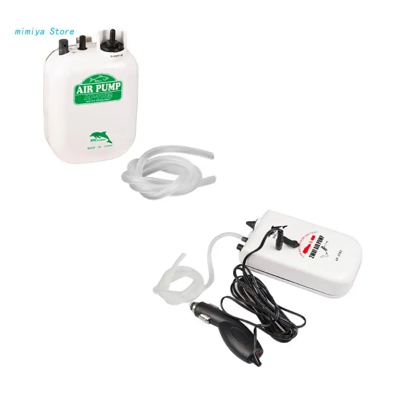 

Water-resistant Large Power Fish Air Pump Fishing Oxygen Pump Aquarium