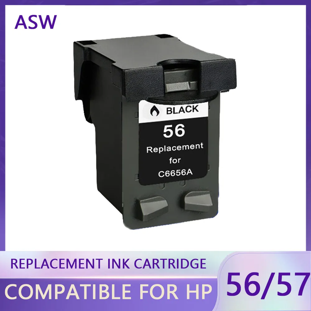 

ASW Remanufacture 56XL Cartridge Replacement for HP 56 HP56 Black Ink Cartridge Deskjet 2100 220 450 5510 5550 5552 7150 7350