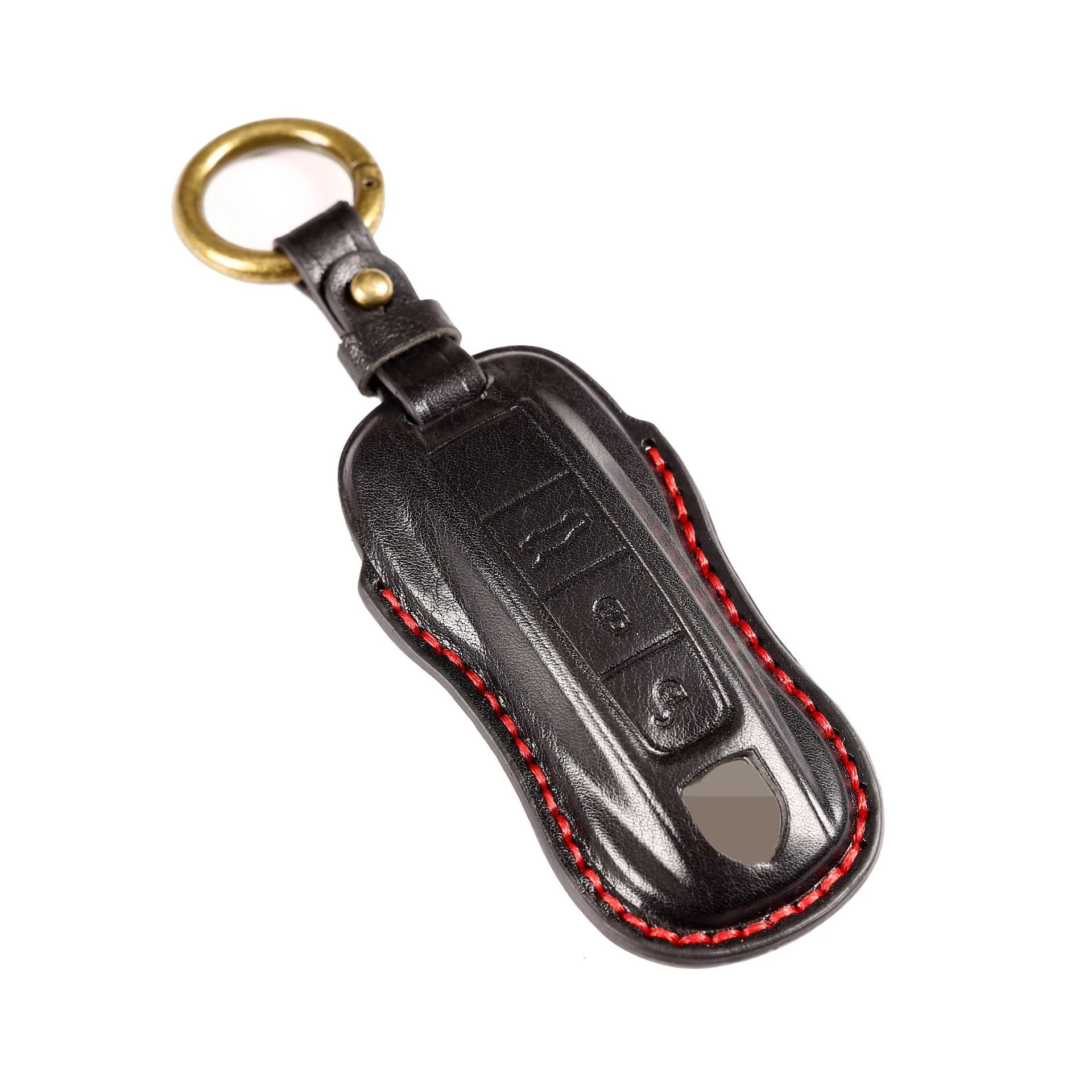 

Genuine Leather Car Remote Key Fob Case Key cover for Porsche Panamera 2017-2022 Cayenne 2018 2019 2020 2022