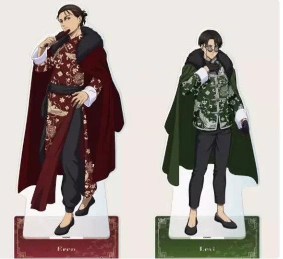 Аниме игра атака на Титанов Эрена джагер Леви Аккермана подставка фигурка