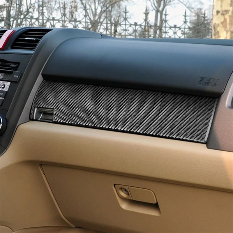 

Наклейка на автомобильную панель из углеродного волокна для салона Honda CRV 2007-2011, аксессуары