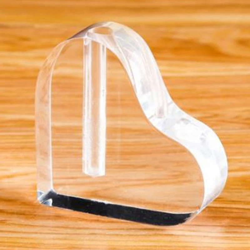 

Rose Base Rose Heart Shaped Acrylic Flower Arrangement Creative Home Decoration Flower Seat Living Room Decoration