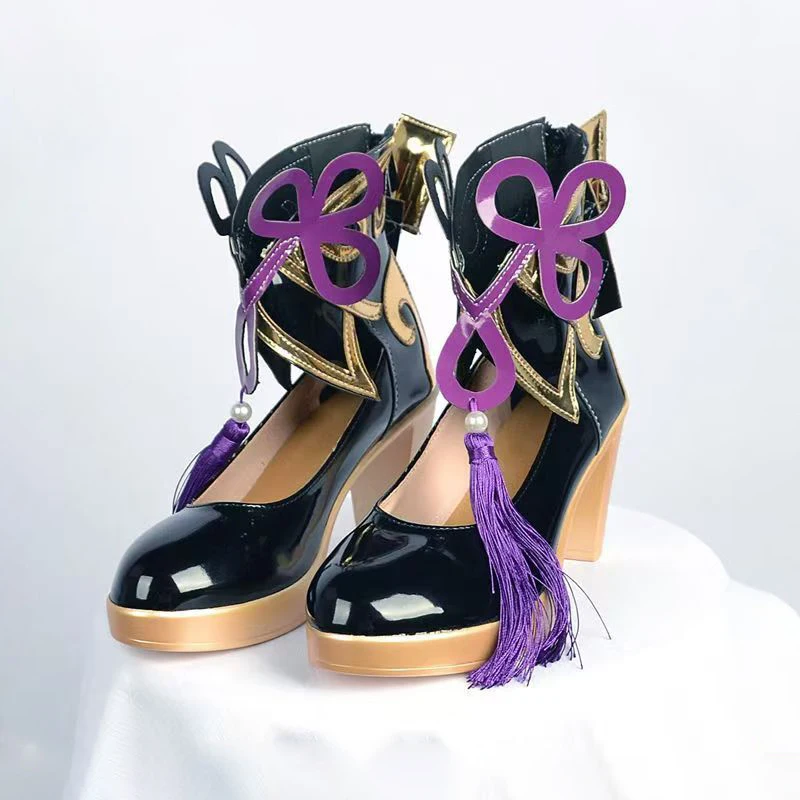 Honkai Star Rail Косплей Fu Xuan Обувь на высоком каблуке для женщин и девочек Костюм