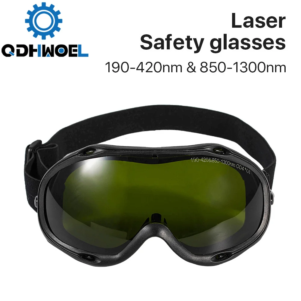 

1064nm Laser Safety Goggles Sled Goggles 190-420 & 850-1300nm OD4+ Wavelength Protective Glasses Shield SGUF-F-OD6
