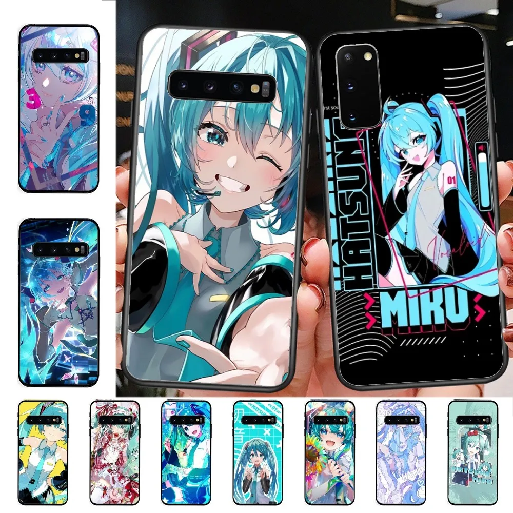 Милый чехол для телефона H-Hatsune M-Miku Samsung S 9 10 20 21 22 23 30 24 Plus Lite Ultra FE S10 Fundas