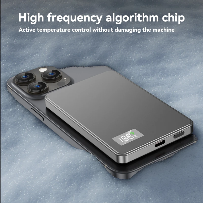 Фото Беспроводной внешний аккумулятор VIVO 500000 мАч с быстрой зарядкой PD22.5W для Magsafe, iPhone, Samsung, Huawei №3