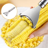 stainless steel corn peeler corn thresher easy peel corn thresher corn knives peeler kitchen fruit and vegetable tools