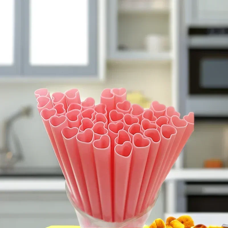 

Соломинки LOVE HEART MOONBIFFY розовые и красные