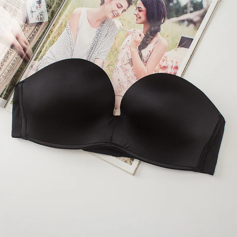 

Miracle Generation Super non-slip Invisible strapless Bra woman Be Sure To Wash and Frequently Don't Be Lazy