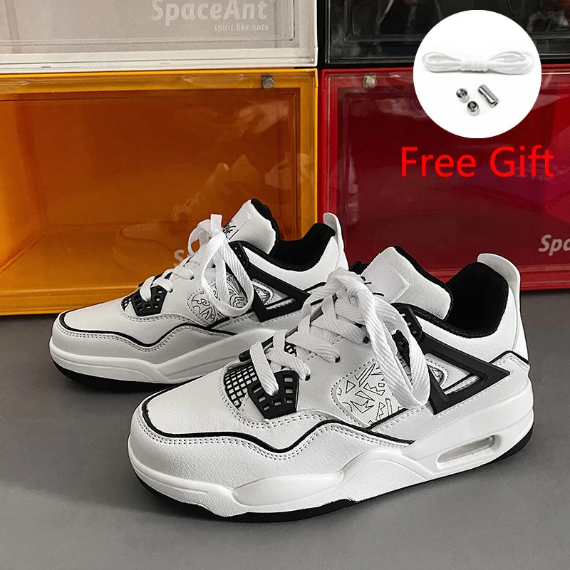 

2022 Spring Fall Academy Style Couple Shoes Retro Sports Shoes Breathable Running Shoes Men Casual Shoes Women Chunky Sneakers