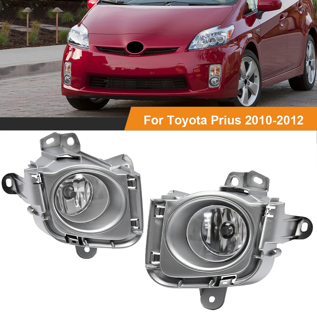 Противотуманные фары для Toyota Prius 2010 2011 2012 передний бампер дневные ходовые огни с