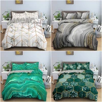 luxury bedding set king duvet cover sets marble quilt cover single queen size comforter bedding set home textiles