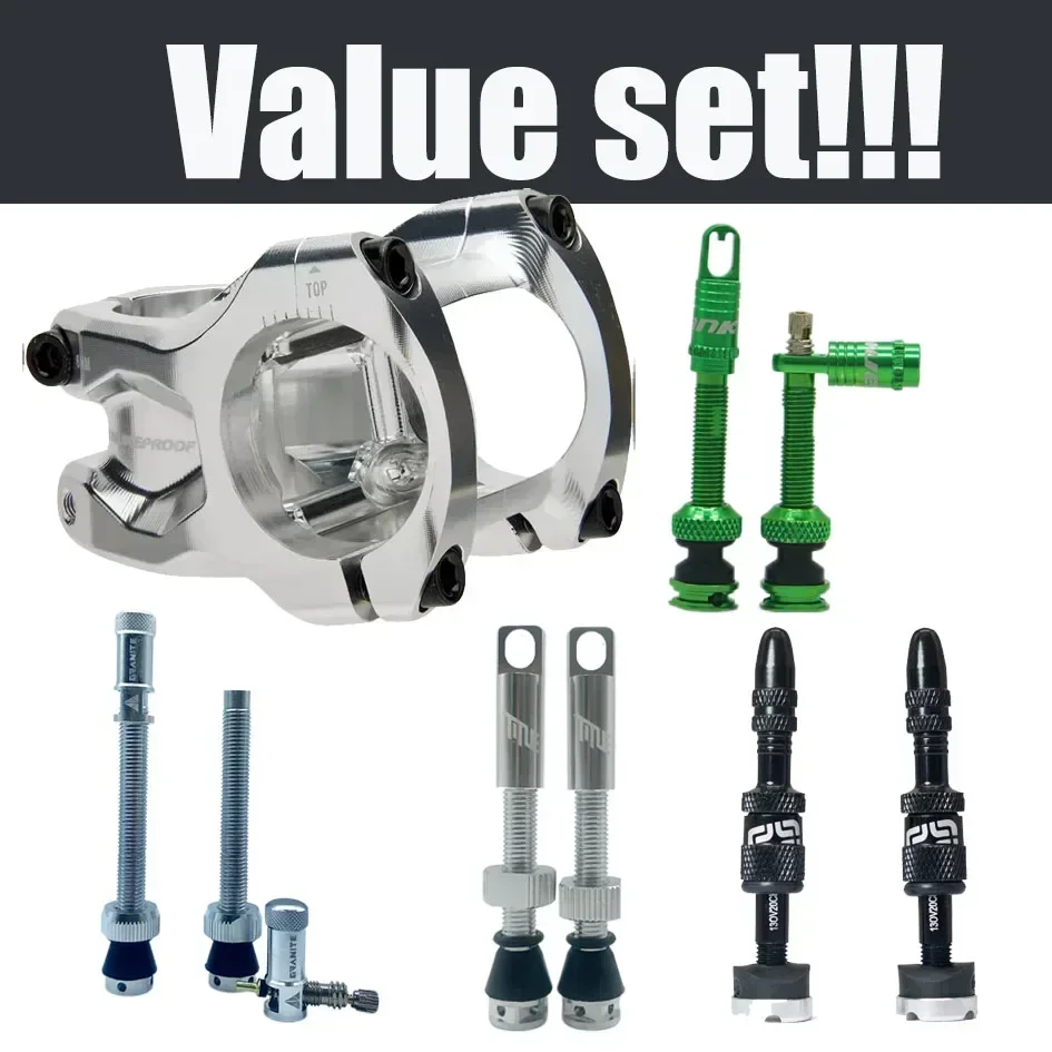 Велосипедный вынос NUKEPROOF HORIZON + комплект бескамерных клапанов отличное значение и