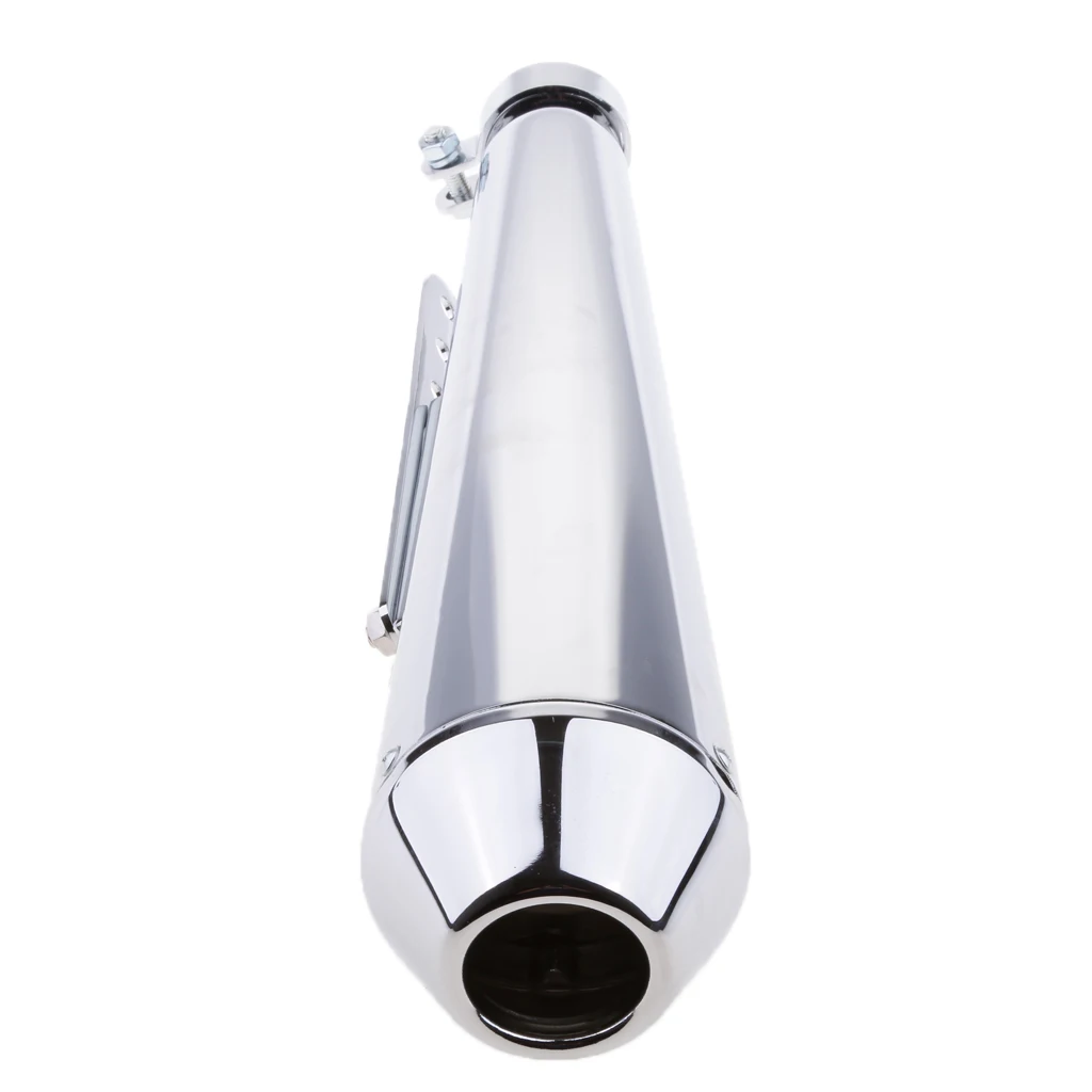 

Universal Chrome Motorcycle Exhaust Muffler for Rennfahrer Scooter