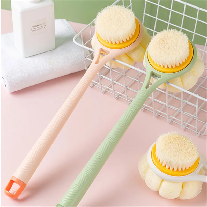 

Bath Brush Body Exfoliating Scrubber Long Handle Body Back Massage Shower SPA Foam Bath Accessories Body Cleansing Brush