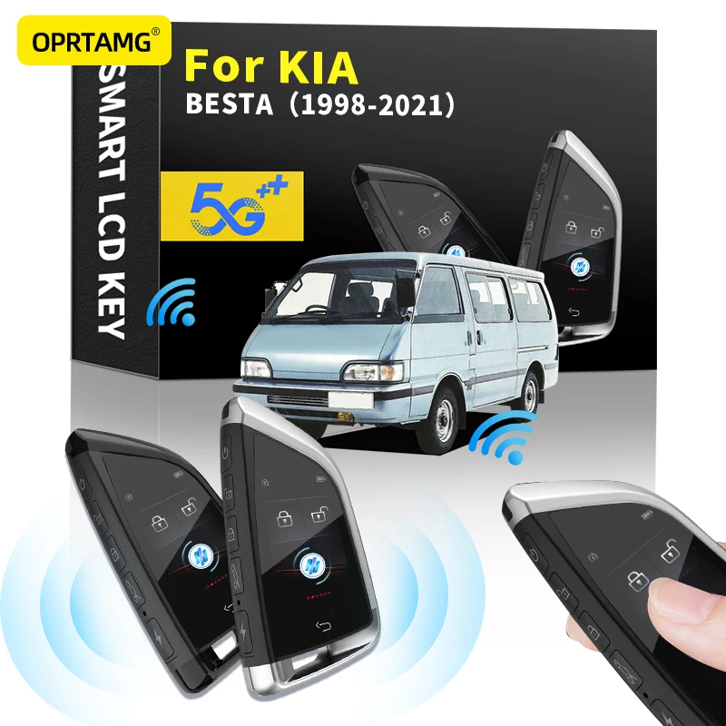 

Car Smart Remote Control Key LCD Display for Keyless Smart Key For KIA BESTA 2000 2001 2002 2003 2004-2018 2019 2020 2021 2022