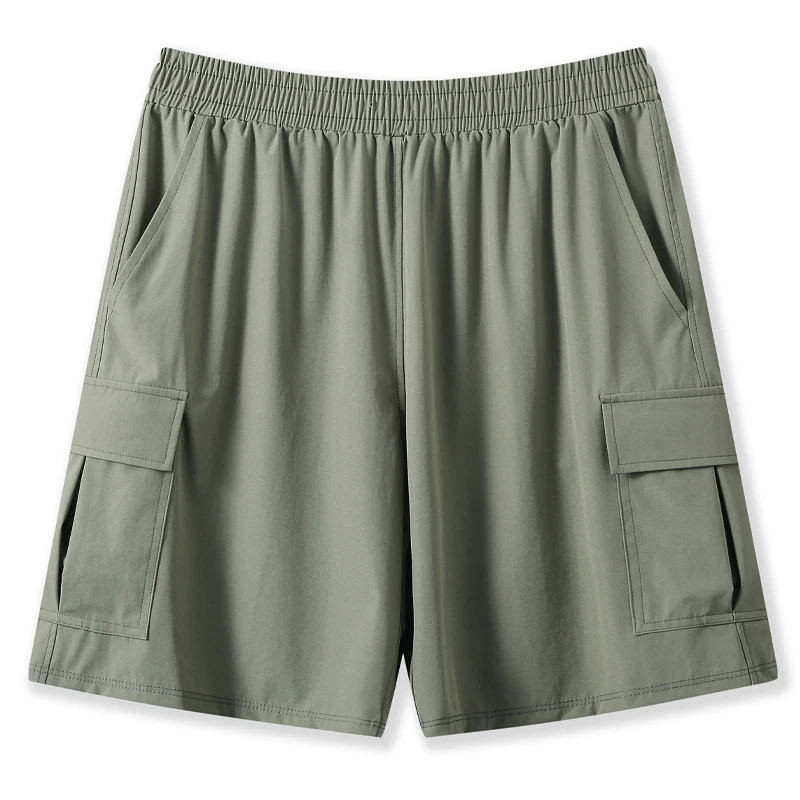 New Drawstring Men Shorts Fit Slim Elastic Gym Sports Fitness Shorts Pant Man Summer Casual Running Jogging Military Sweatpants